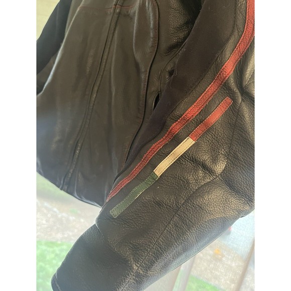 Ducati Corse C4 Leather Motorcycle Riding Jacket by Dainese Men's Size 50 - Picture 7 of 16